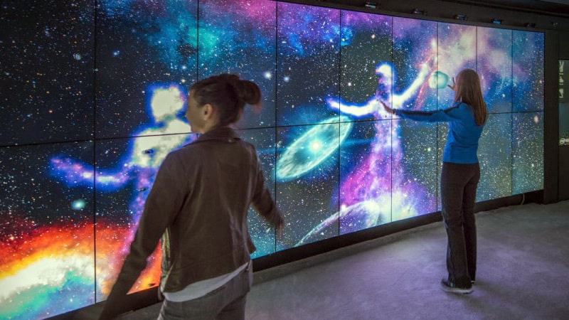 A dynamic live Performances with Cutting-Edge AV technology, featuring vibrant video walls, immersive lighting, and high-quality sound systems