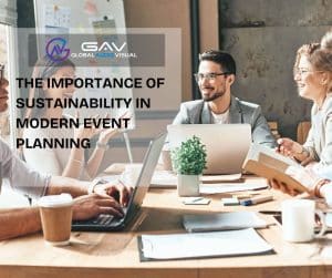 Modern event planning practices focusing on sustainability, eco-conscious decisions, and energy-efficient solutions for a greener future
